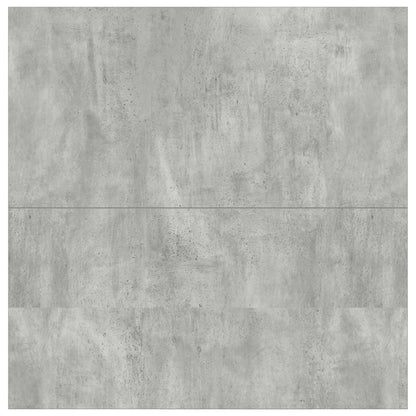 Tavolino da Salotto con Cassetti Grigio Cemento 100x100x40 cm