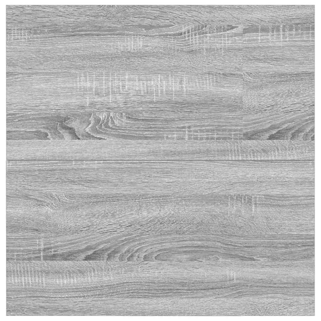Tavolino da Salotto con Cassetti Grigio Sonoma 100x100x40 cm