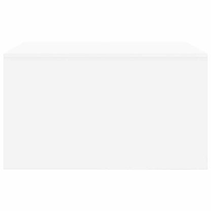 Tavolino da Salotto con Cassetti Bianco 70,5x70x40 cm | homemem39