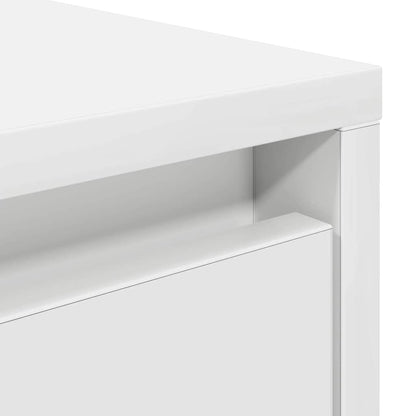 Tavolino da Salotto con Cassetti Bianco 70,5x70x40 cm | homemem39