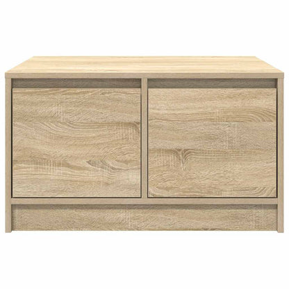 Tavolino da Salotto con Cassetti Rovere Sonoma 70,5x70x40 cm