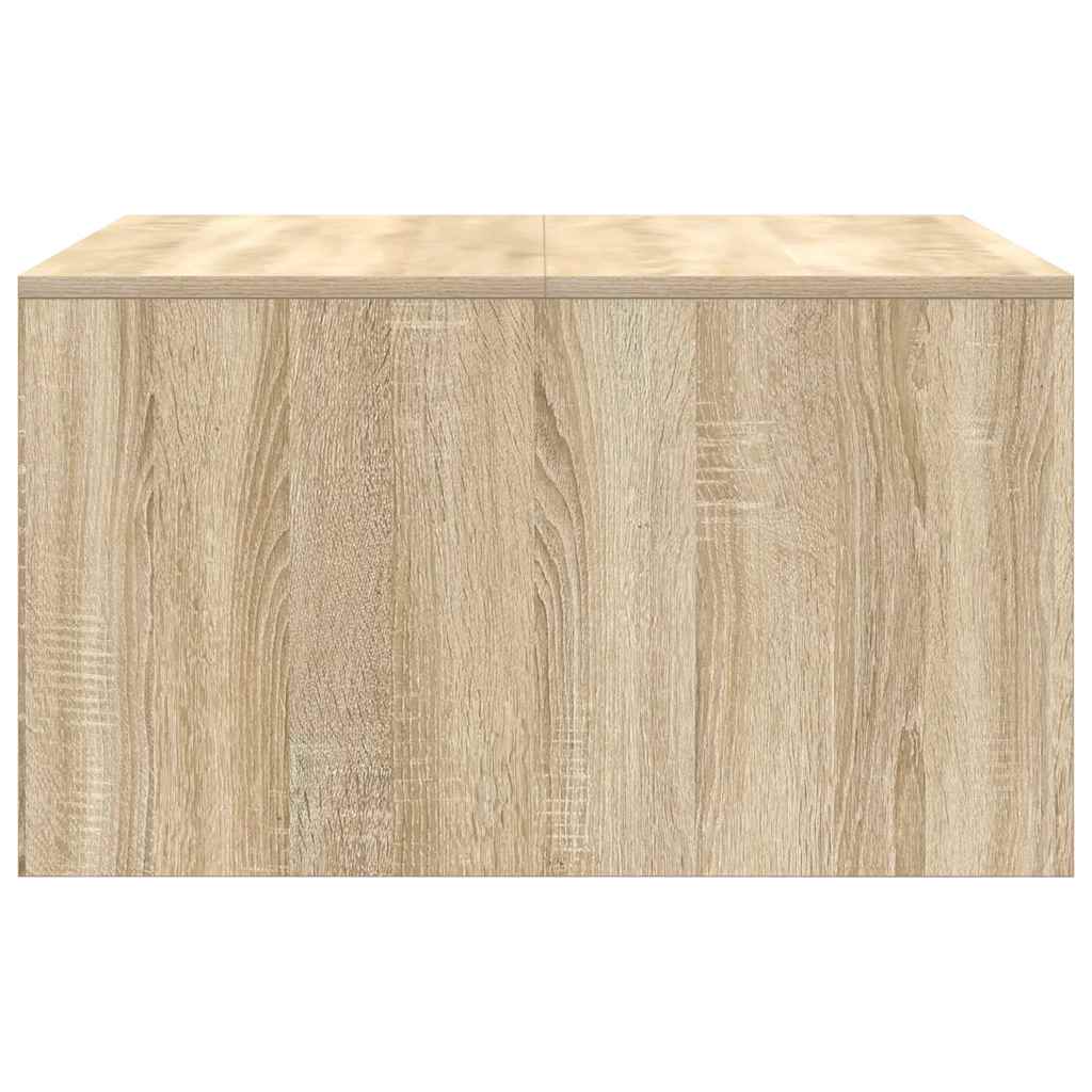 Tavolino da Salotto con Cassetti Rovere Sonoma 70,5x70x40 cm