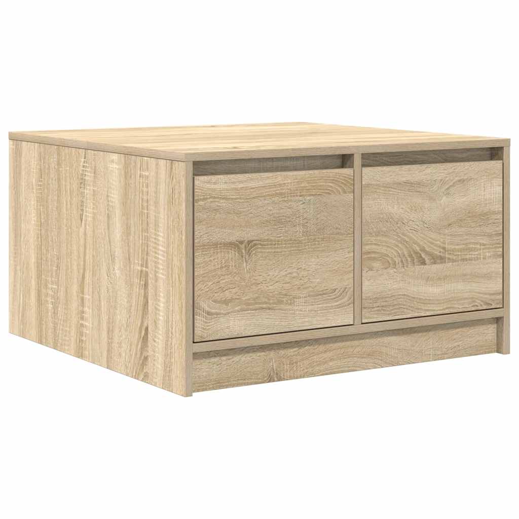 Tavolino da Salotto con Cassetti Rovere Sonoma 70,5x70x40 cm | homemem39