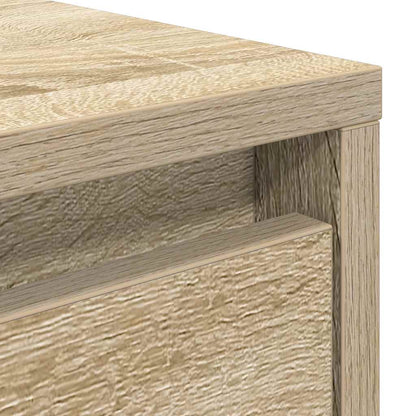 Tavolino da Salotto con Cassetti Rovere Sonoma 70,5x70x40 cm