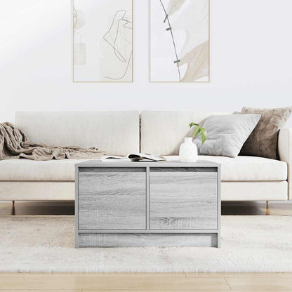 Tavolino da Salotto con Cassetti Grigio Sonoma 70,5x70x40 cm | homemem39