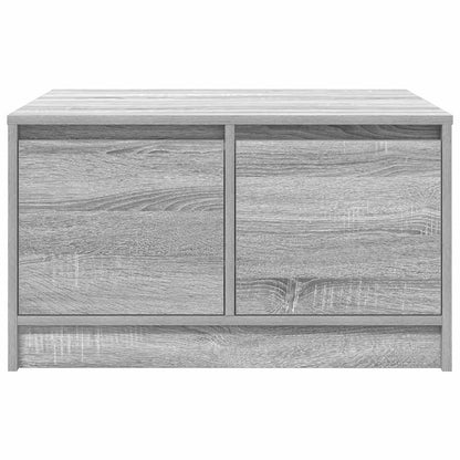 Tavolino da Salotto con Cassetti Grigio Sonoma 70,5x70x40 cm