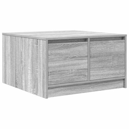 Tavolino da Salotto con Cassetti Grigio Sonoma 70,5x70x40 cm | homemem39