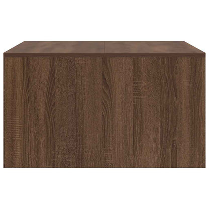 Tavolino da Salotto con Cassetti Rovere Marrone 70,5x70x40 cm