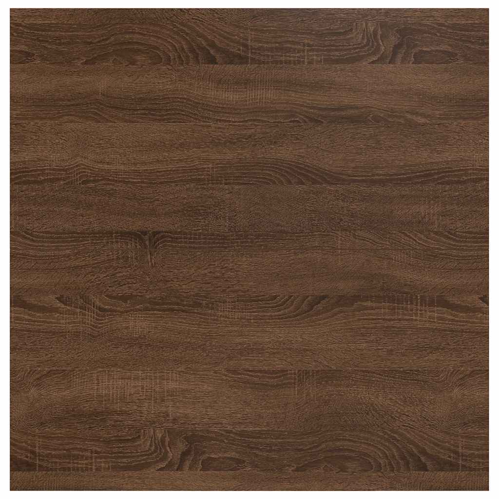 Tavolino da Salotto con Cassetti Rovere Marrone 70,5x70x40 cm