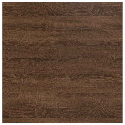 Tavolino da Salotto con Cassetti Rovere Marrone 70,5x70x40 cm