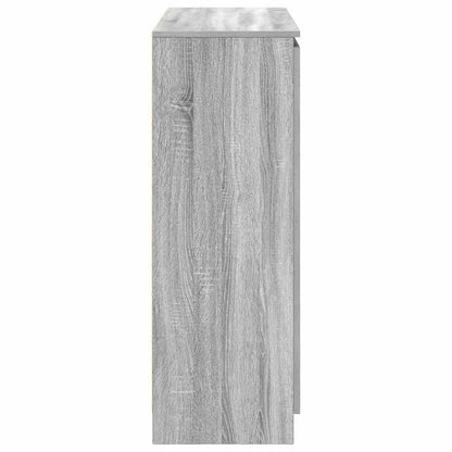 Credenza con Cassetti Grigio Sonoma 100,5x35x98,5 cm Truciolato