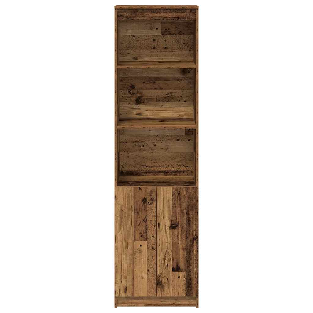 Credenza Legno Antico 50x35x180 cm in Legno Multistrato - homemem39