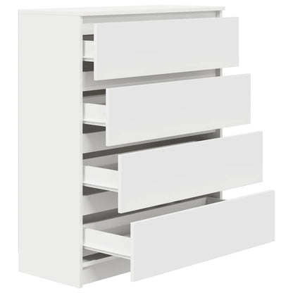 Credenza Bianca 80x35x99 cm in Legno Multistrato - homemem39