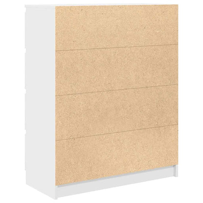 Credenza Bianca 80x35x99 cm in Legno Multistrato - homemem39