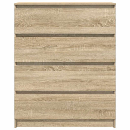 Credenza Rovere Sonoma 80x35x99 cm in Legno Multistrato - homemem39
