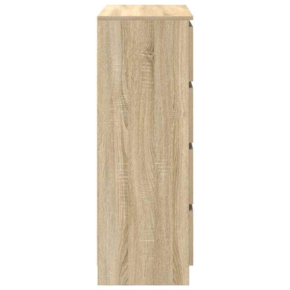 Credenza Rovere Sonoma 80x35x99 cm in Legno Multistrato - homemem39