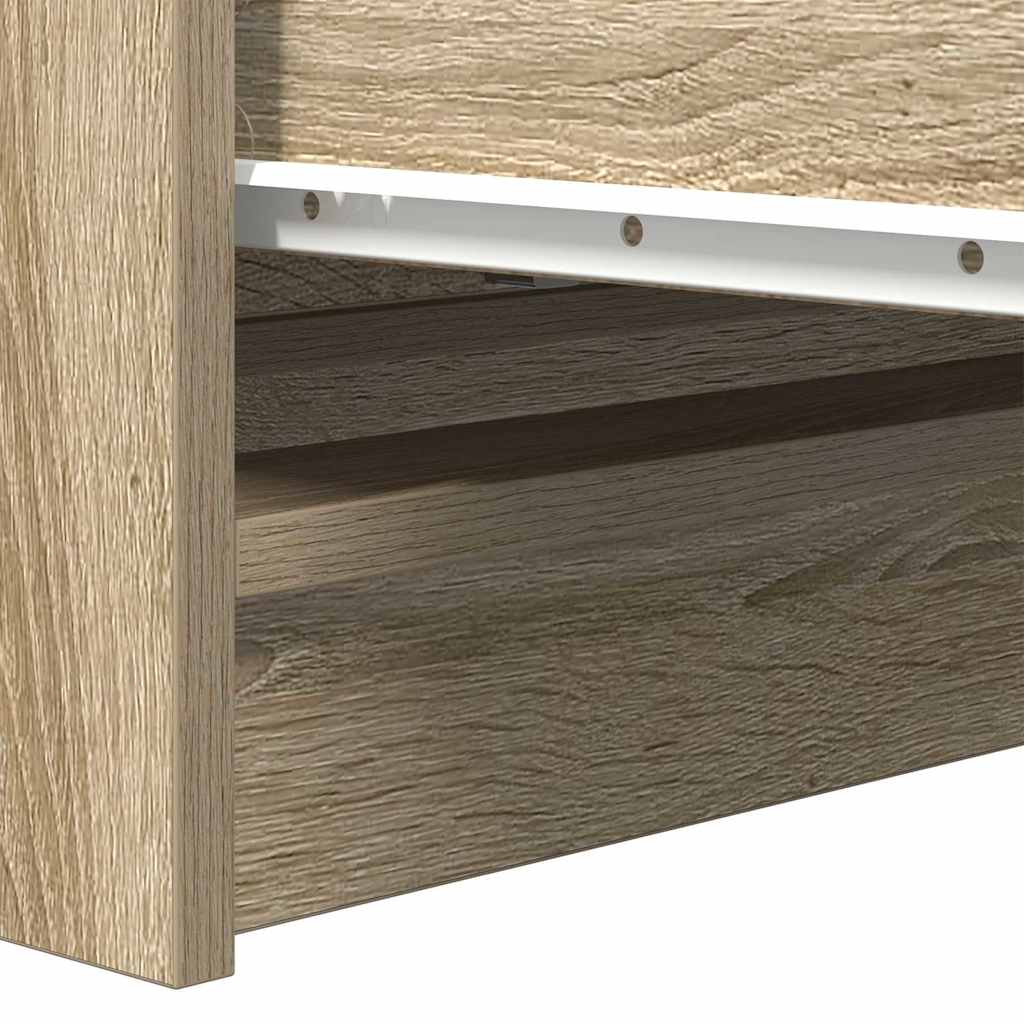 Credenza Rovere Sonoma 80x35x99 cm in Legno Multistrato - homemem39