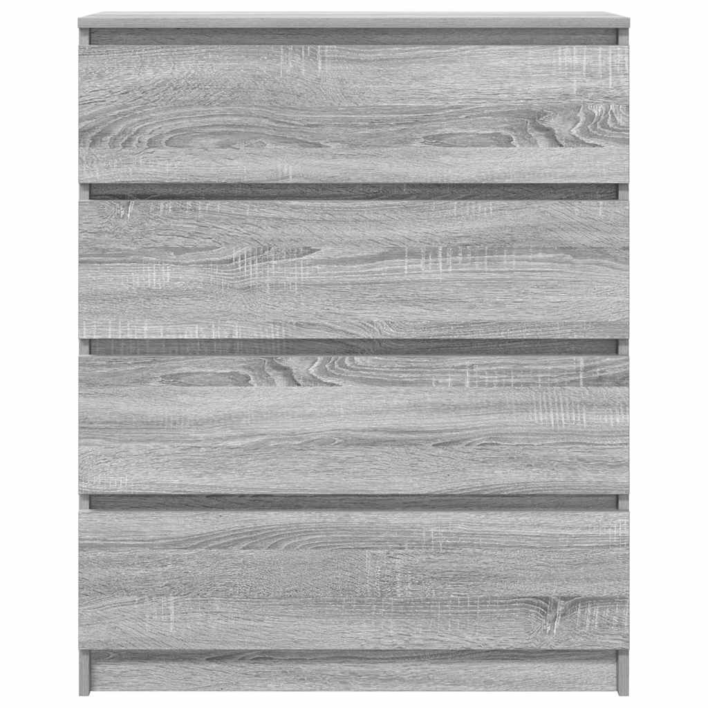 Credenza Grigio Sonoma 80x35x99 cm in Legno Multistrato - homemem39
