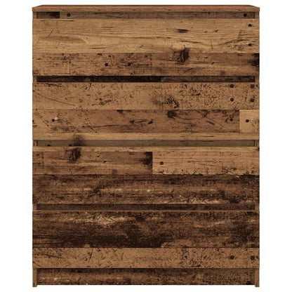 Credenza Legno Antico 80x35x99 cm in Legno Multistrato - homemem39