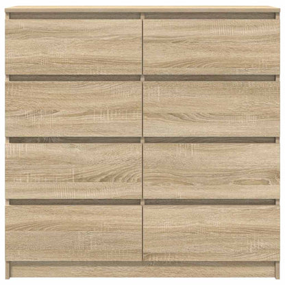 Credenza Rovere Sonoma 100x35x99 cm in Legno Multistrato