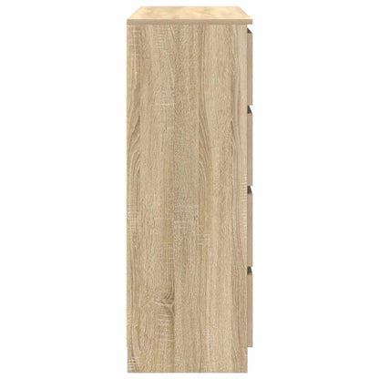 Credenza Rovere Sonoma 100x35x99 cm in Legno Multistrato