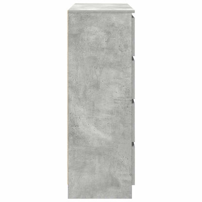 Credenza Grigio Cemento 100x35x99 cm in Legno Multistrato