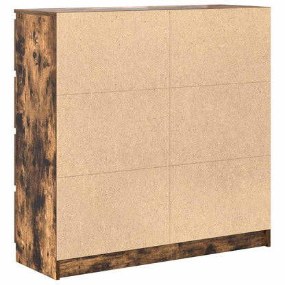 Credenza Rovere Fumo 100x35x99 cm in Legno Multistrato - homemem39