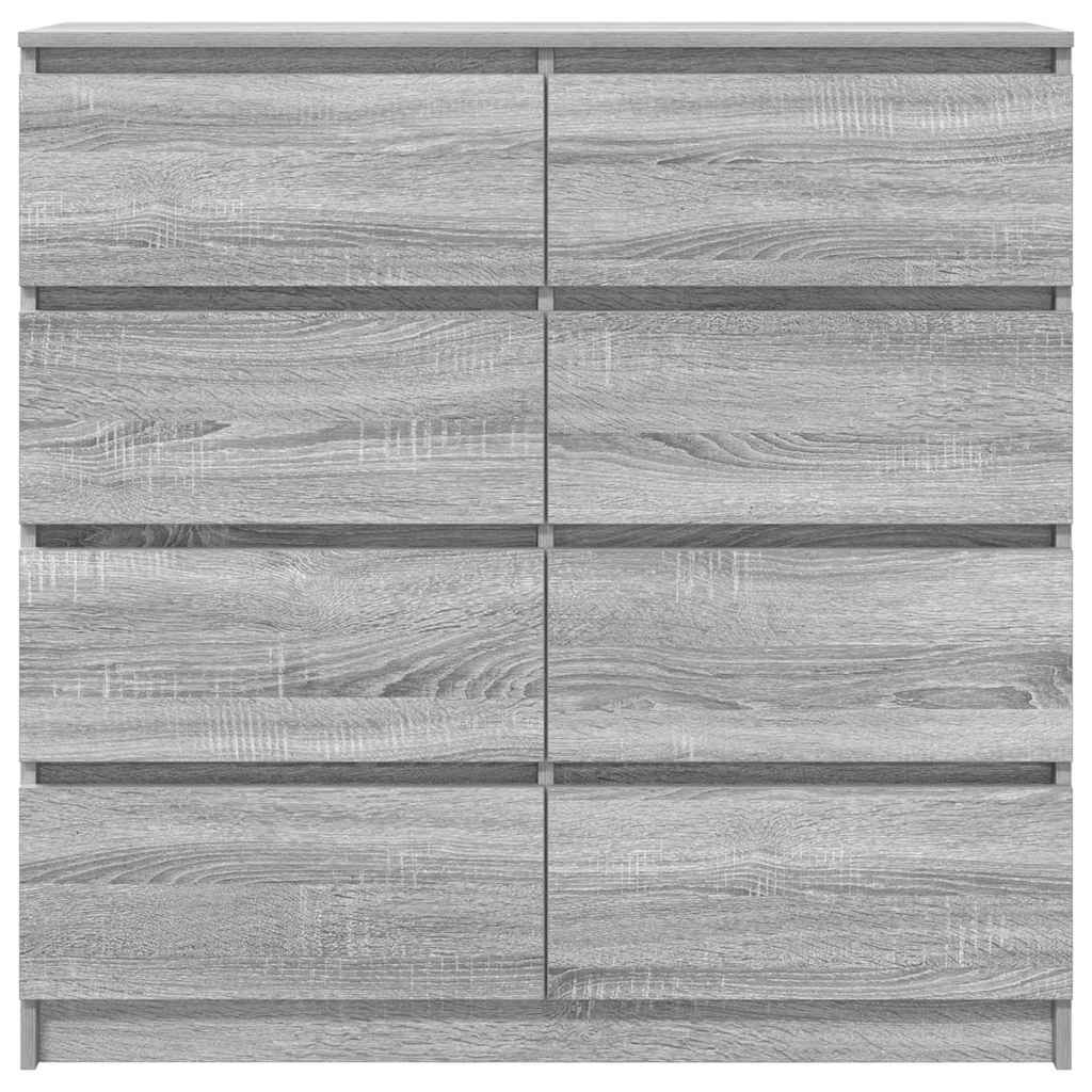 Credenza Grigio Sonoma 100x35x99 cm in Legno Multistrato - homemem39