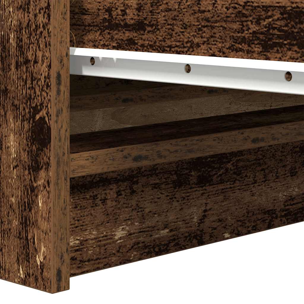 Credenza Legno Antico 100x35x99 cm in Legno Multistrato - homemem39