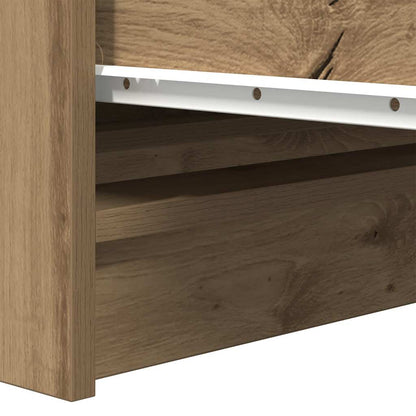 Credenza Rovere Artigianale 100x35x99 cm in Legno Multistrato