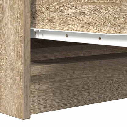 Credenza Rovere Sonoma 100x35x76 cm in Legno Multistrato - homemem39