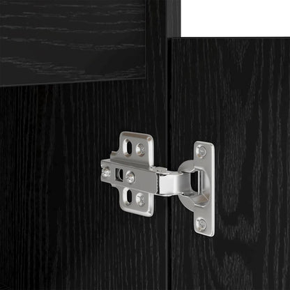 Scrivania Rovere nero 140 x 49 x 76 cm Legno multistrato