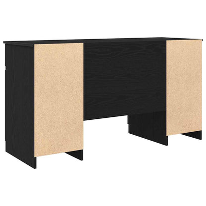 Scrivania Rovere nero 140 x 49 x 76 cm Legno multistrato