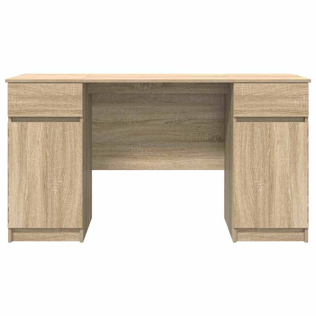 Scrivania rovere sonoma 140 x 49 x 76 cm Legno multistrato