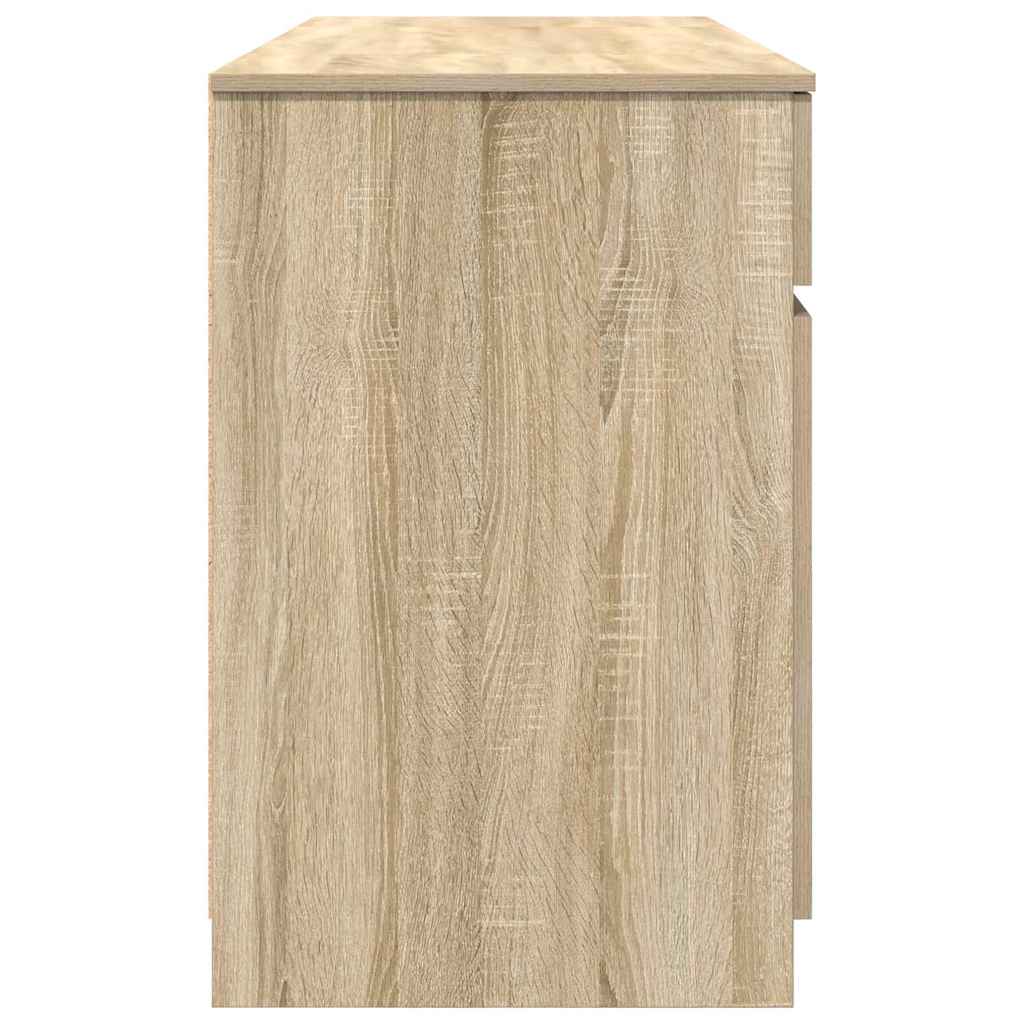 Scrivania rovere sonoma 140 x 49 x 76 cm Legno multistrato