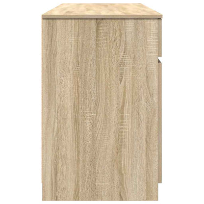 Scrivania rovere sonoma 140 x 49 x 76 cm Legno multistrato