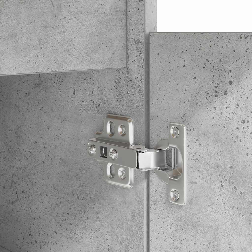Scrivania Grigio cemento 140 x 49 x 76 cm Legno multistrato