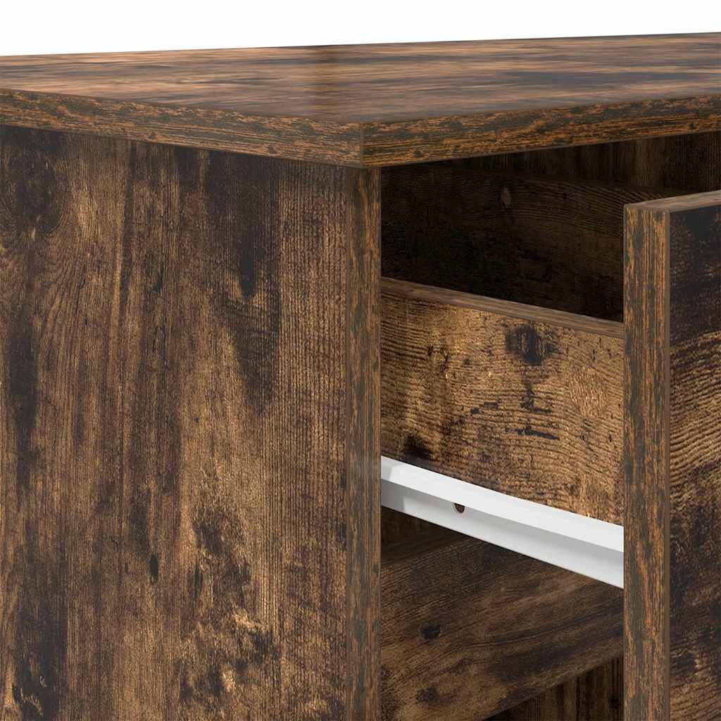Scrivania Rovere fumo 140 x 49 x 76 cm Legno multistrato | homemem39