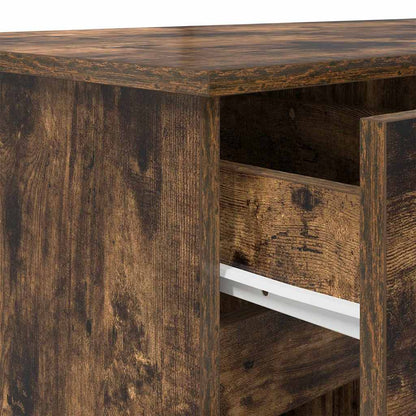 Scrivania Rovere fumo 140 x 49 x 76 cm Legno multistrato | homemem39