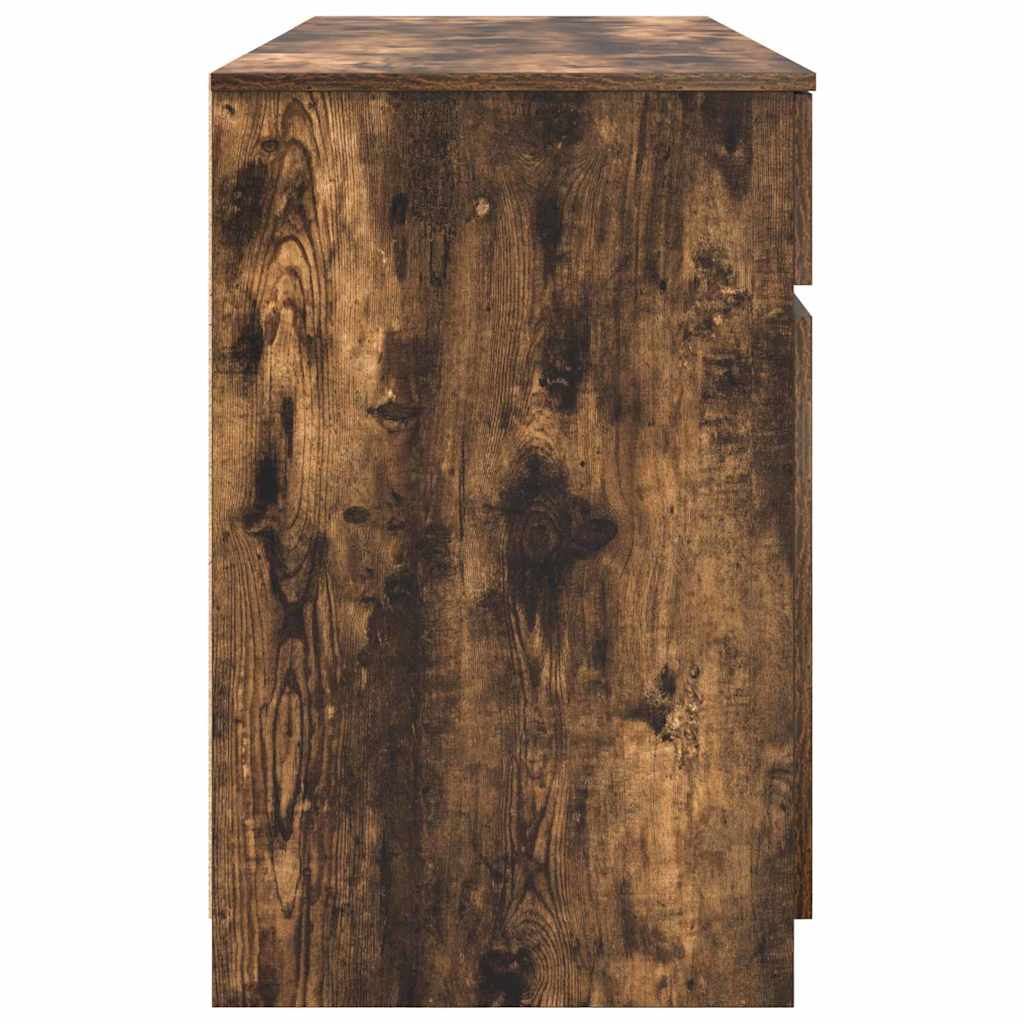 Scrivania Rovere fumo 140 x 49 x 76 cm Legno multistrato