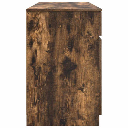 Scrivania Rovere fumo 140 x 49 x 76 cm Legno multistrato