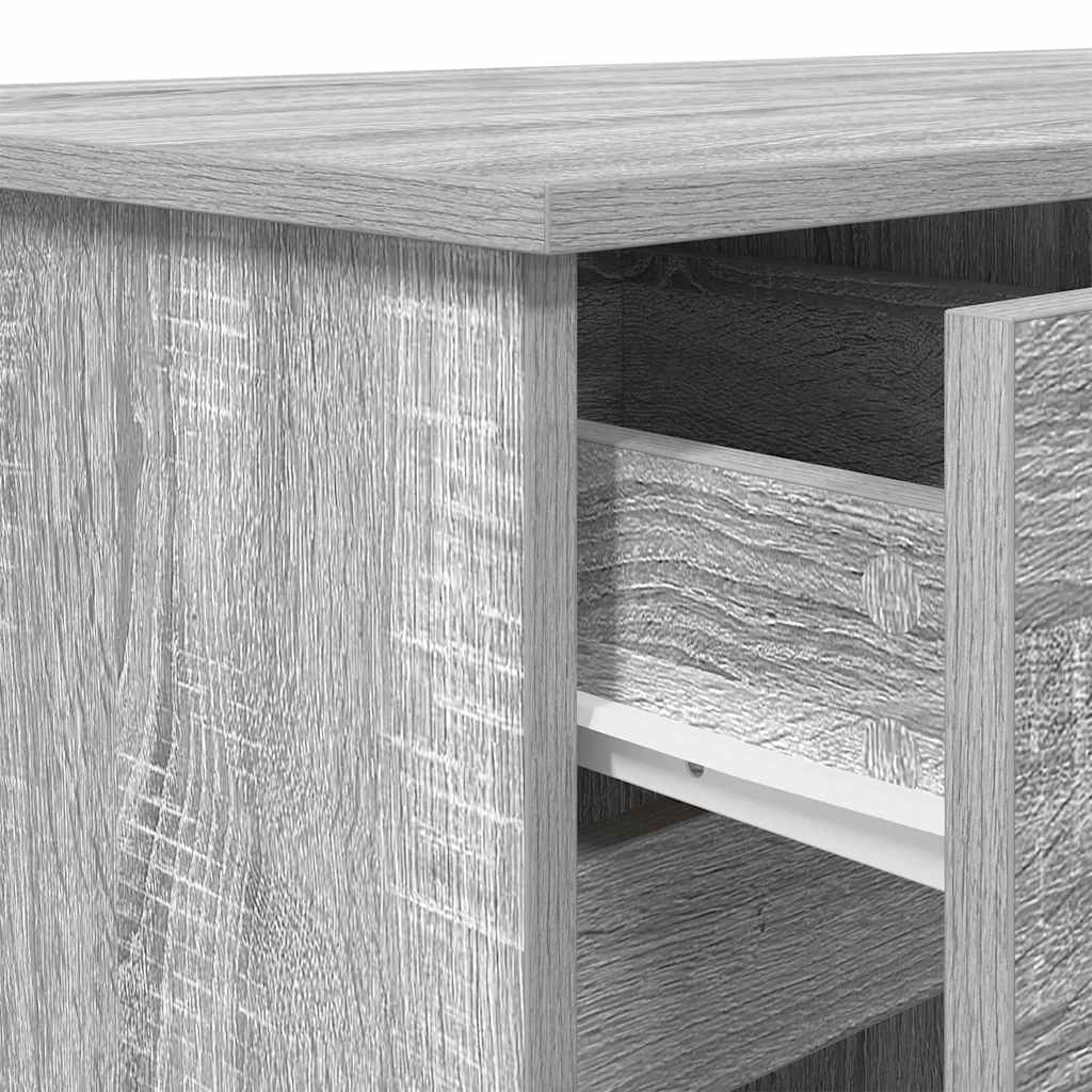 Scrivania Grigio sonoma 140 x 49 x 76 cm Legno multistrato | homemem39