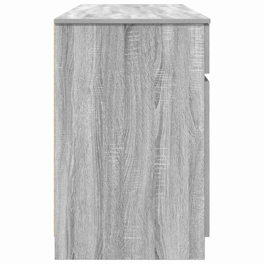 Scrivania Grigio sonoma 140 x 49 x 76 cm Legno multistrato | homemem39