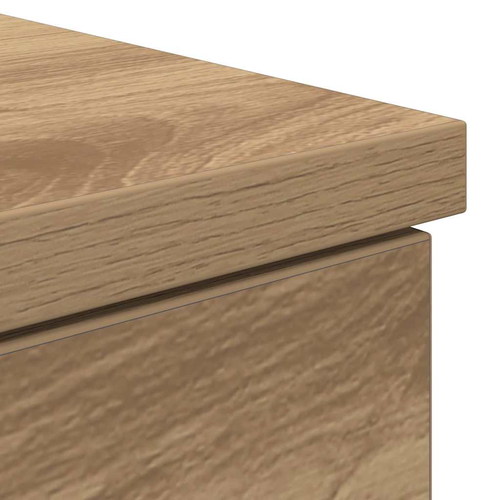 Scrivania rovere artigianale 140 x 49 x 76 cm Legno multistrato | homemem39