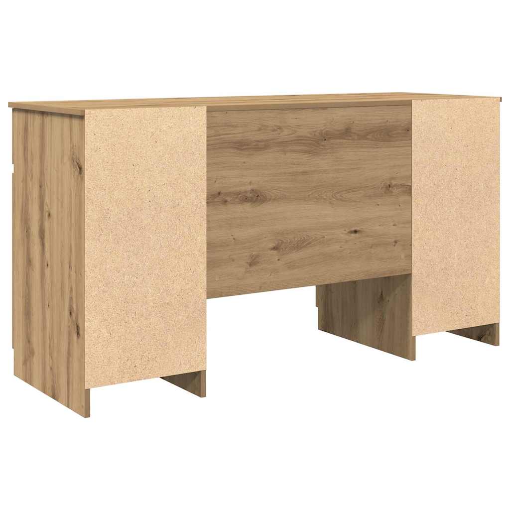 Scrivania rovere artigianale 140 x 49 x 76 cm Legno multistrato | homemem39
