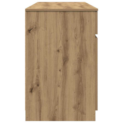 Scrivania rovere artigianale 140 x 49 x 76 cm Legno multistrato