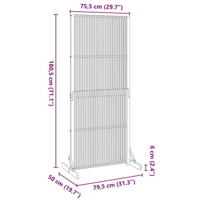 Schermo per la Privacy Interno/Esterno 180,5 cm Legno di Acacia | homemem39