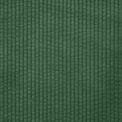 Divano 2 Posti con Chaise longue a L Verde Scuro 125 cm Lino