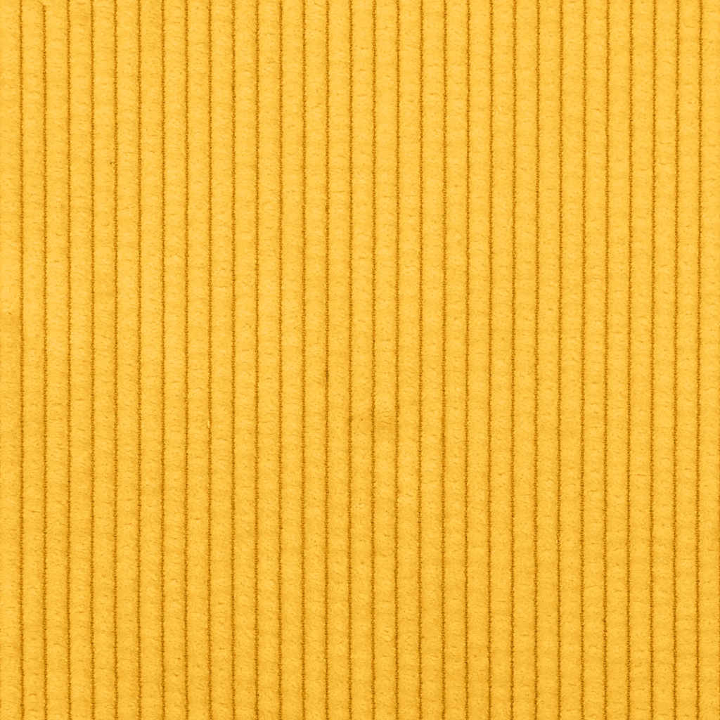Divano 2 Posti con Chaise longue a L Giallo Chiaro 125 cm Lino