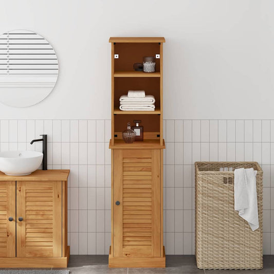 Set di mobili per il bagno VIGO 2 pcs Marrone e Marrone Miele | homemem39